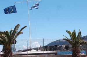 Europe is not only present with its flag but also with Frontex