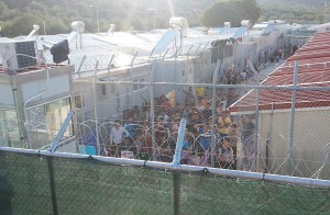 unaccompanied minors locked up in Moria / August 10th 2014 / copyright: w2eu